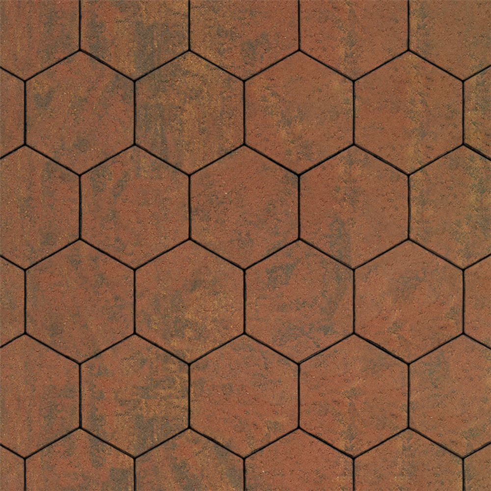 Тротуарная плитка СОТЫ - Листопад гладкий Арабская ночь