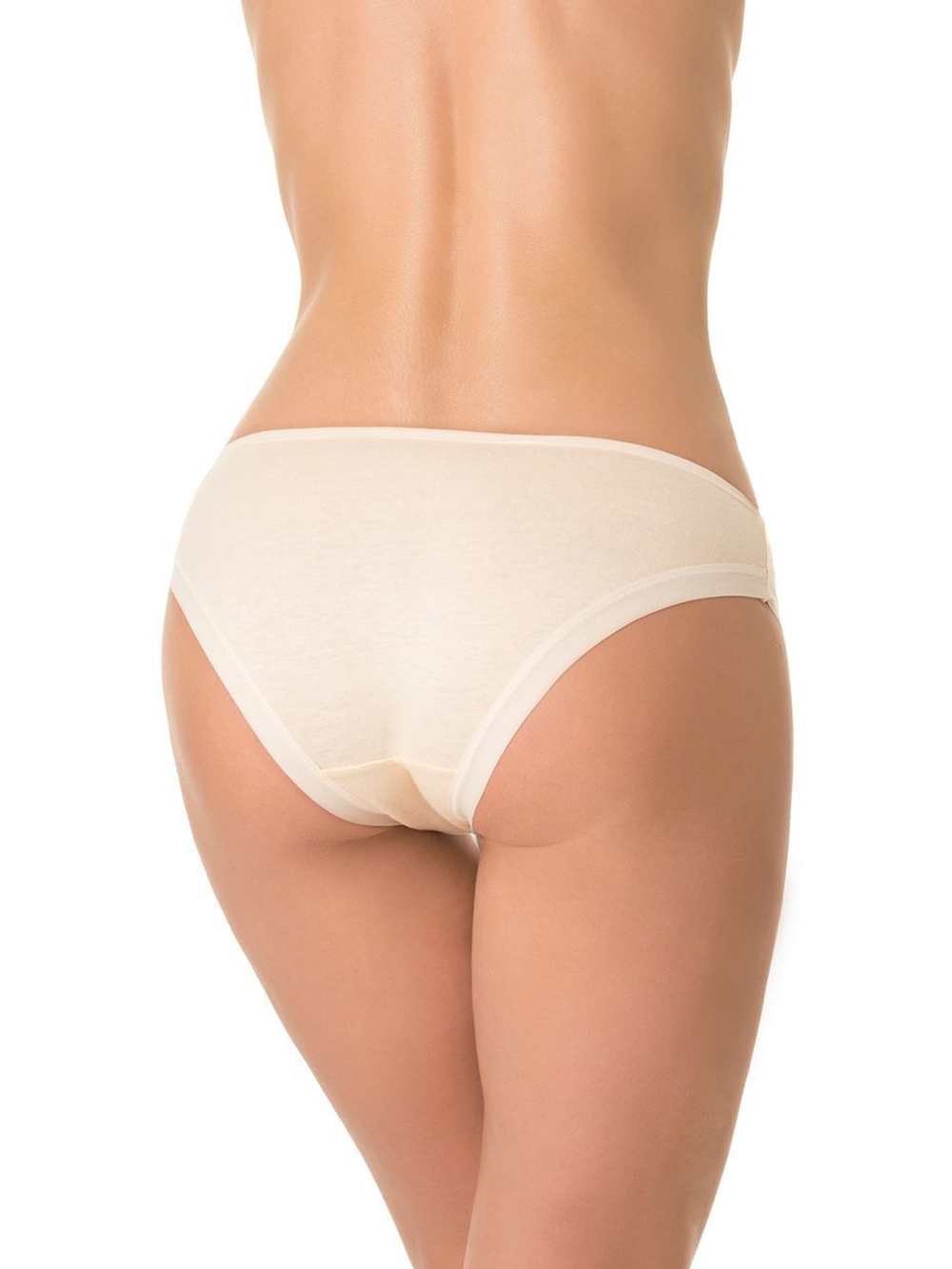 Хлопковые трусики-слипы (Размер: XL) (Цвет: черный)