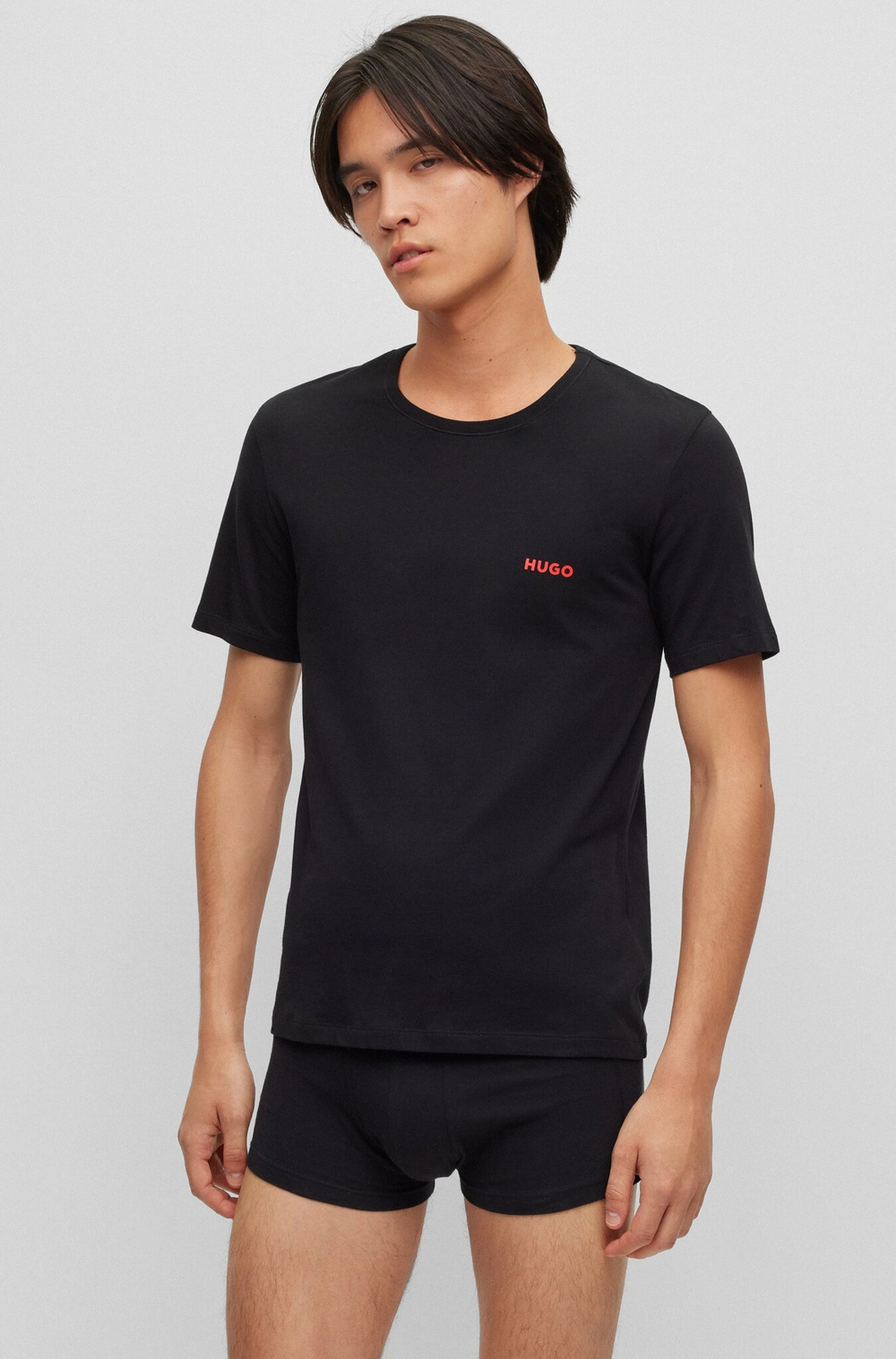 Футболки (набор 3 шт) мужские HUGO T-SHIRT RN TRIPLET P 10217251 02