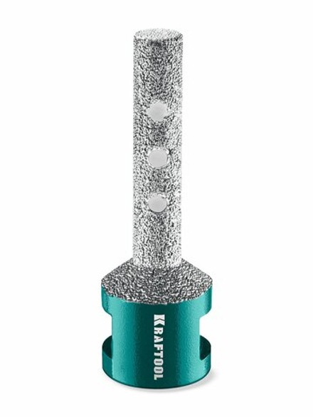 KRAFTOOL VS DIAMOND d 10 мм (М14, 50 мм), Вакуумная алмазная фреза пальчиковая с конусом (29811-10)
