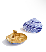 Серьги Shell blue