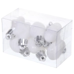 Набор ёлочных украшений «Сказочная зима» 45 предметов, Белый