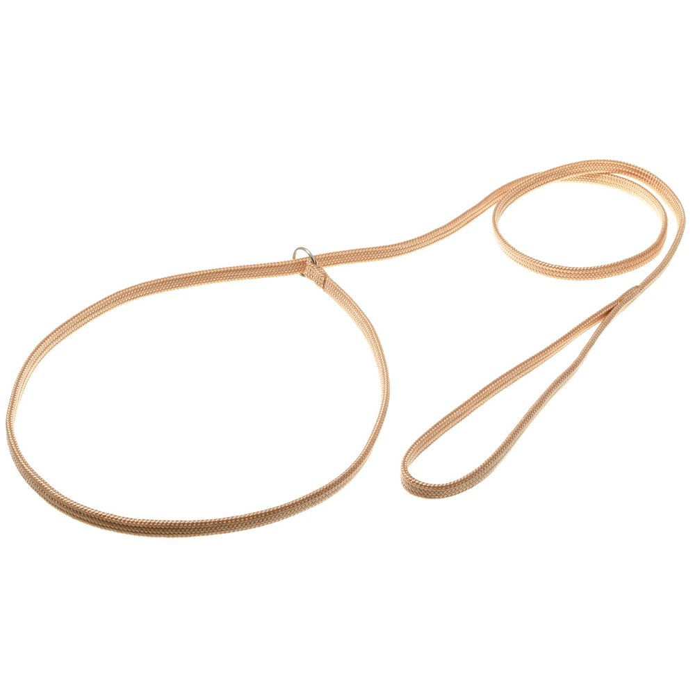 V.I.PET Поводок-удавка с кольцом (лента-чулок) 7 мм*120 см