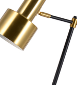 07025 Торшер Орфей черный/бронза E27