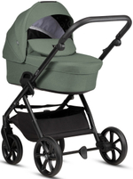 Детская коляска Tutis Leo 3 Plus 4 в 1 с автокреслом Elo Lux EduSky Black и базой 15822039 Sage