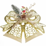 Украшение новогоднее «Лесная сказка» 28*21 см, Золото