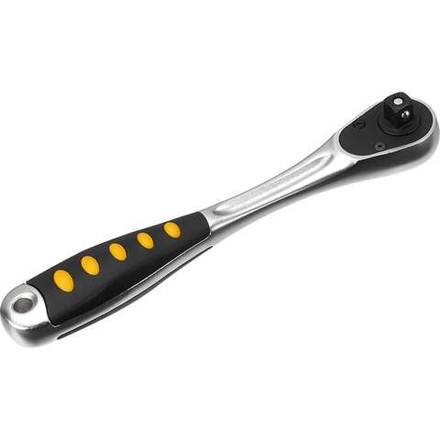 Трещотка Inforce 3/8" DR количество зубьев 72 шт, сталь Cr-V, длина 200мм, 06-05-110