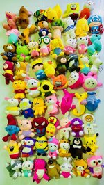 Мягкие игрушки 20 см - микс 100 шт.