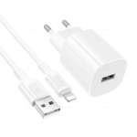 Зарядное устройство на Lightning Borofone BA101A (white)
