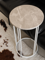 Журнальный столик круглый приставной