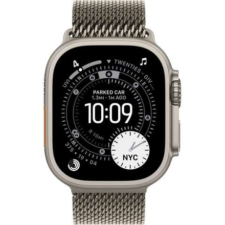 Apple Watch Ultra 3, 49 мм, Natural Titanium, миланский сетчатый браслет L (2025)