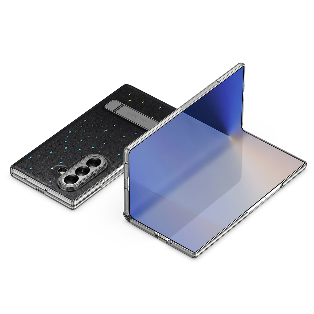 Чехол из искусственной кожи от Dux Ducis для Samsung Galaxy Z Fold 7, серия Stex Series Case