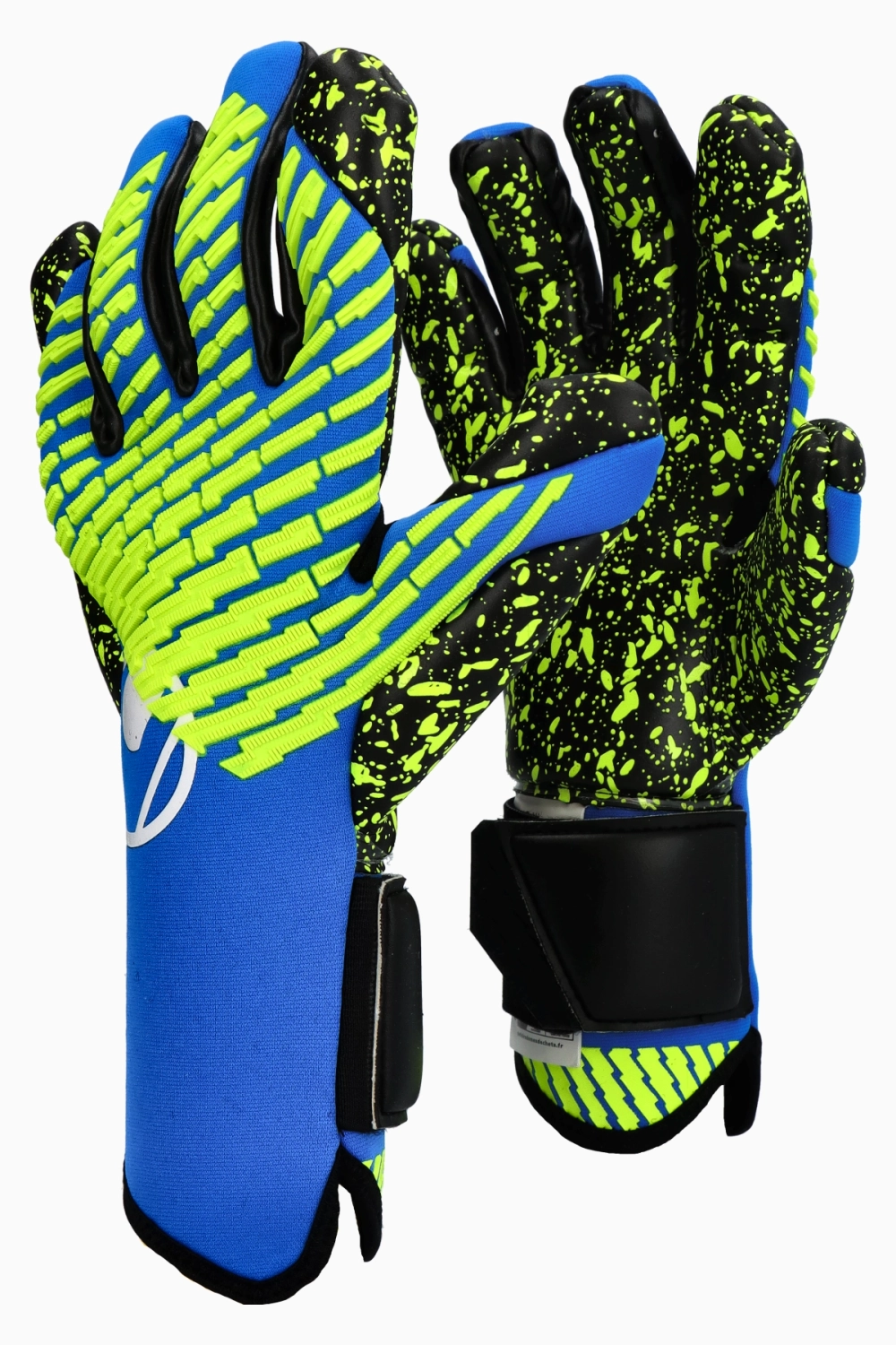 Вратарские перчатки Uhlsport Fangmaschine Cybertec Supergrip+ HN - синий