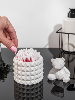 Подарочный набор органайзер для косметики и статуэтка