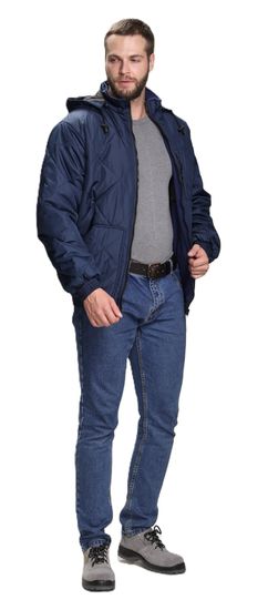 Куртка демисезонная Бомбер-Люкс (тк.Дюспо), т.синий