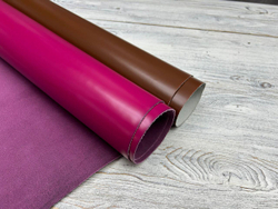 Лот Bolero Fuxia+Caramello (1,4-1,6 мм), натуральная кожа