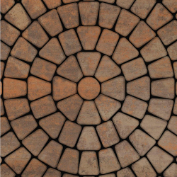 ТРОТУАРНАЯ ПЛИТКА КЛАССИКО - Б.2.КО.6 ЛИСТОПАД ГЛАДКИЙ КЛЕН, КОМПЛЕКТ ИЗ 3 ВИДОВ ПЛИТ