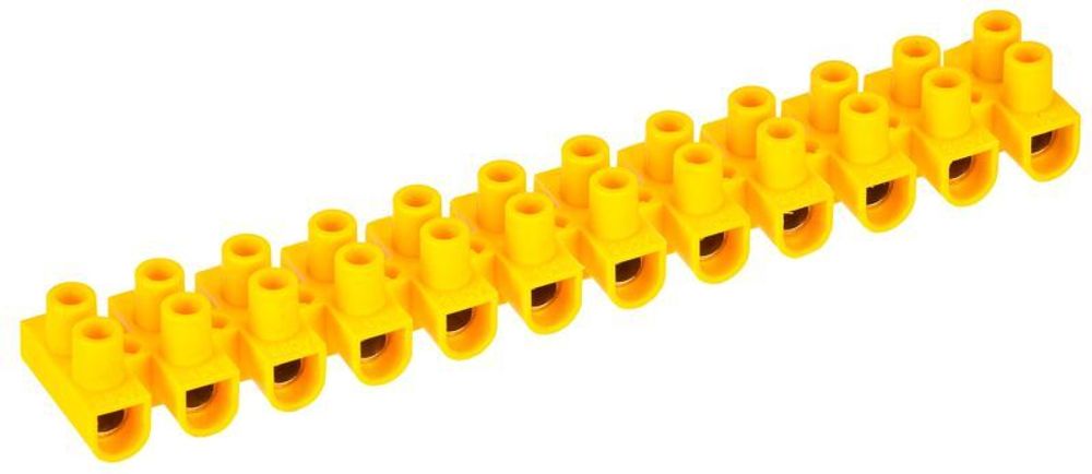 Колодка клеммная полистирол ЗВИ-30 н/г 6-16кв.мм желт. (блист.2шт) IEK UZV7-030-10-2