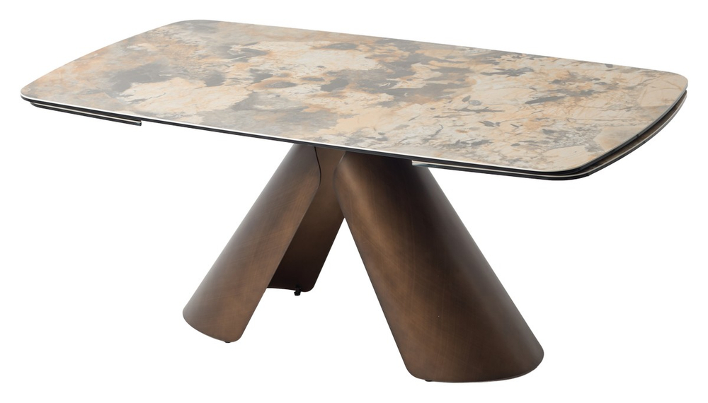 Стол М-City DISAUR Кальдерон (Calderon) 180 Tl-137 матовый, Исп керамика, Медный Брашированный