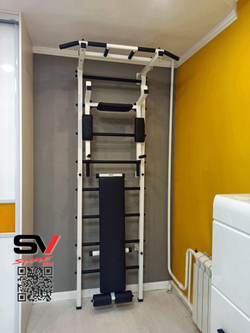 Монтаж шведской стенки Sv Sport в пеноблочные, газоблочные стены