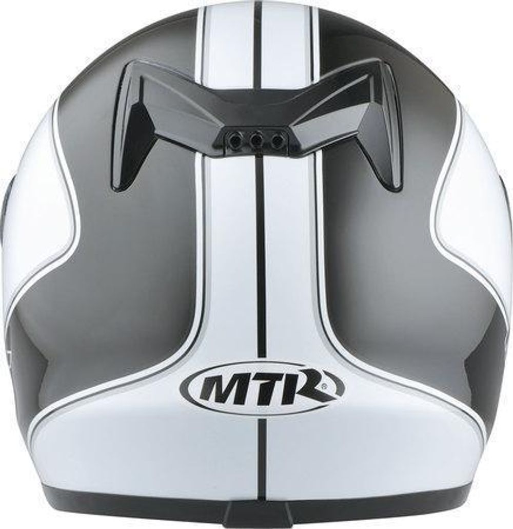 Мотошлем - MTR S-7 (черно-белый)