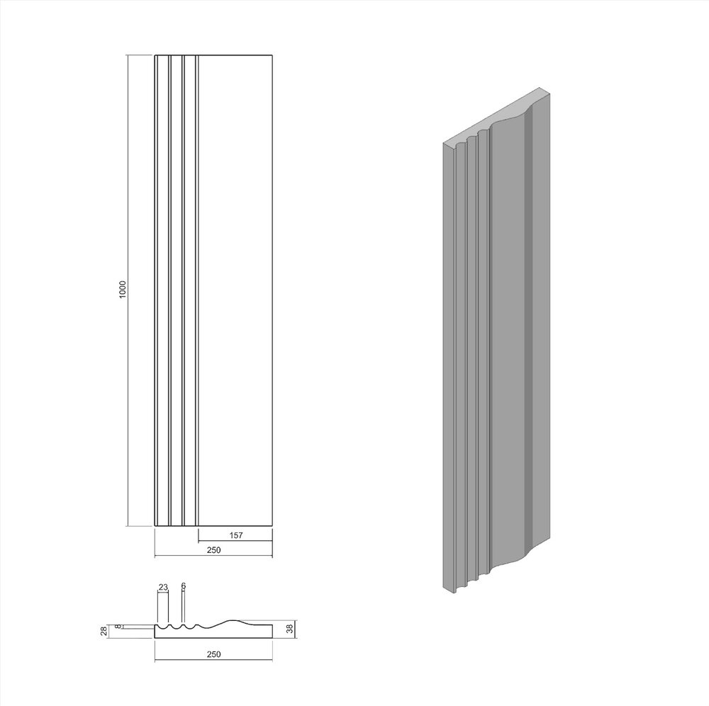 Гипсовая панель Orion-1
