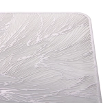 Салфетка на стол 30*45 см «Листья» серебро