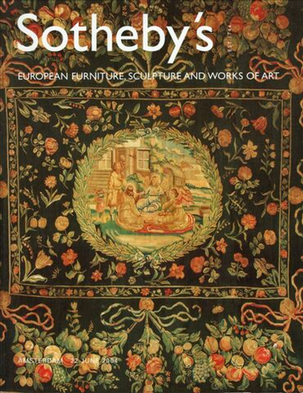 Каталог аукциона Sotheby's, Амстердам, Европейская мебель, скульптура и предметы искусства от 22 июня 2004 года
