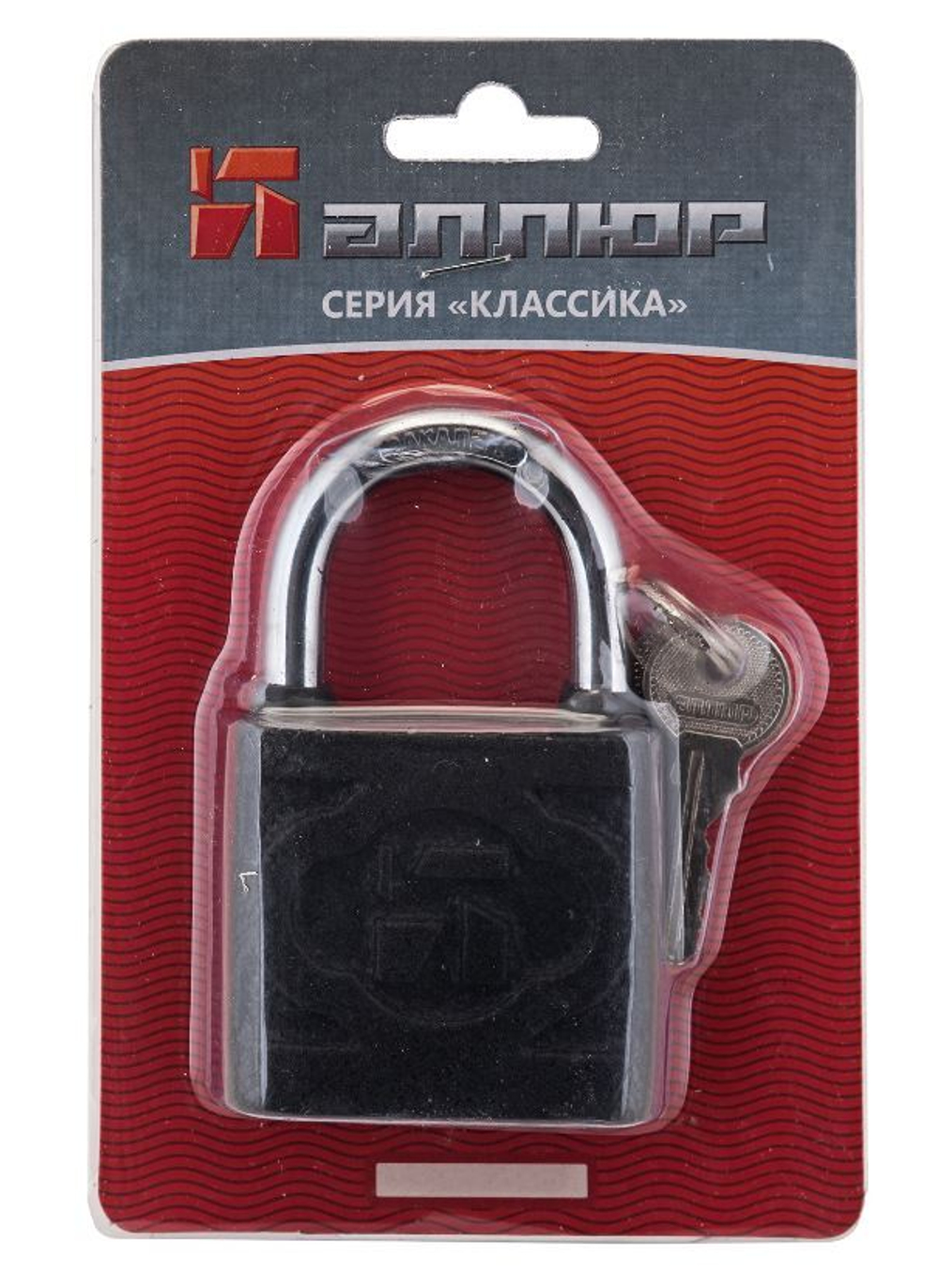 Замок навесной АЛЛЮР ВС1Ч-4508 d11мм черный  / 1419