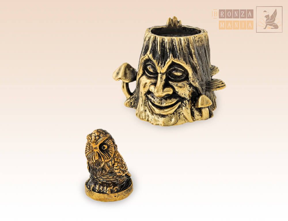 наперсток Пень Совушка с магнитом