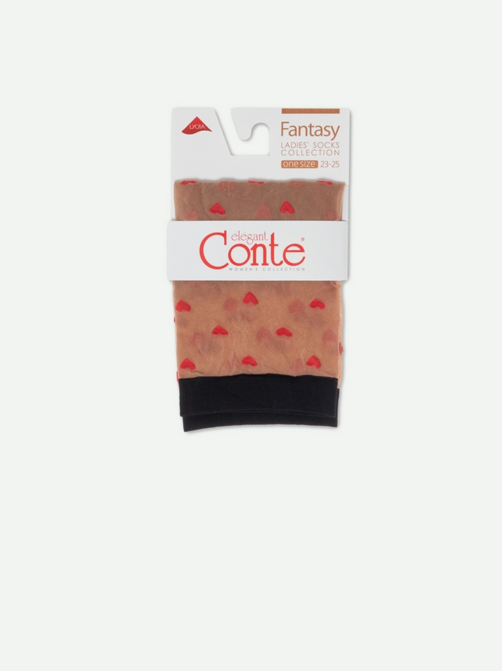 CONTE FANTASY Носки с рисунком «сердечки»