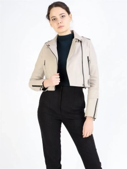 Косуха женская натуральная кожаная