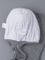 Шапка со снудом для девочки демисезонная