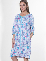 Милый короткий халат на молнии (Размер: XL) (Цвет: розовый)