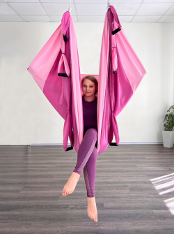 Гамак для йоги с ручками Classic pluse 4 м