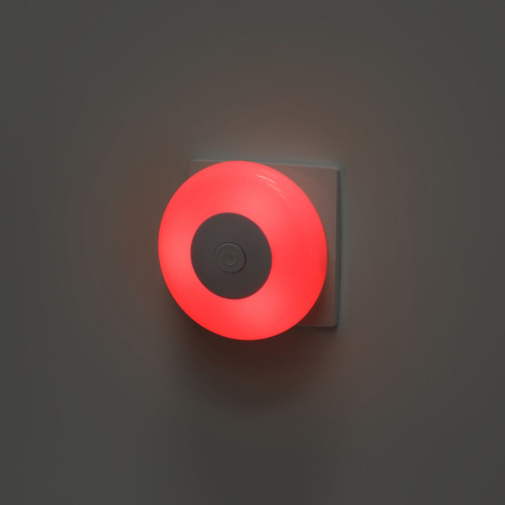 Ночник - светильник светодиодный ЭРА NN-632-SW-W в розетку с выключателем белый