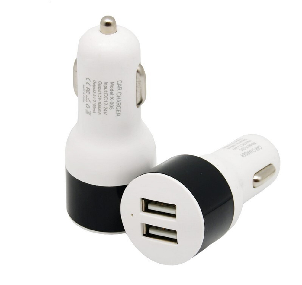 Автомобильный адаптер питания STARK X-005 2USB 2.1A (белый)
