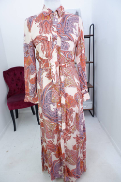 Платье ZARA для летних путешествий, из вискозы, 46 размер