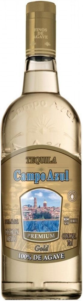 Текила Campo Azul Premium Gold, 0.7 л