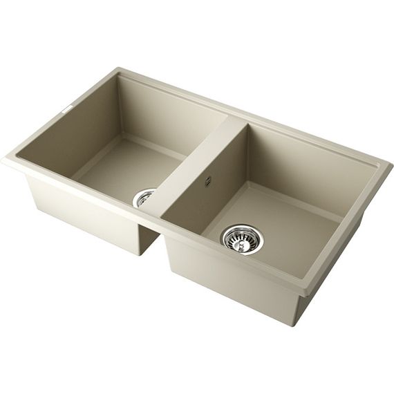 Мойка Omoikiri Tedori 86-2-BE Tetogranit/ваниль