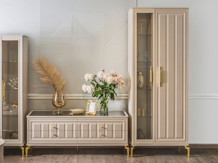 Замира (Эра) бежевый Набор мебели для гостиной (комплектация №1)