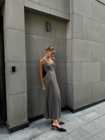 Платье MIU, мокко