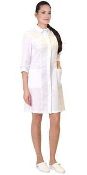 Халат женский "Сириус-Оптима" (белый)