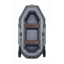 Лодка пвх лодки поволжья 260 pro (цвет: графит)