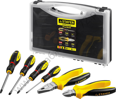 STAYER Hercules 6 предм., Набор губцевого инструмента (2202-H6)