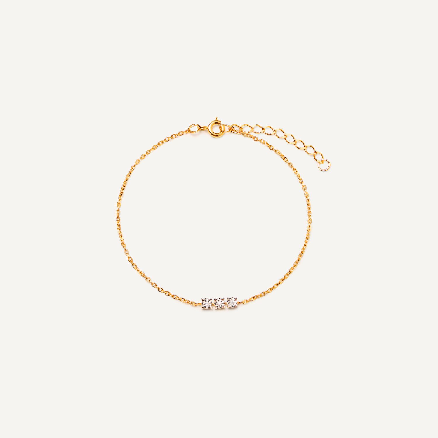 Браслет Triple Shine Bracelet – Gold
