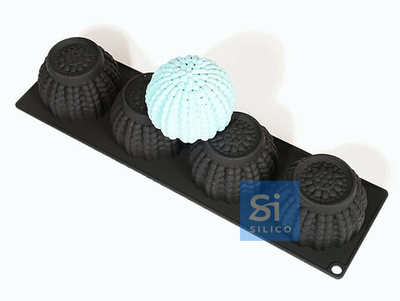 Силиконовая форма "Шапочки" SA412, Silico, Россия