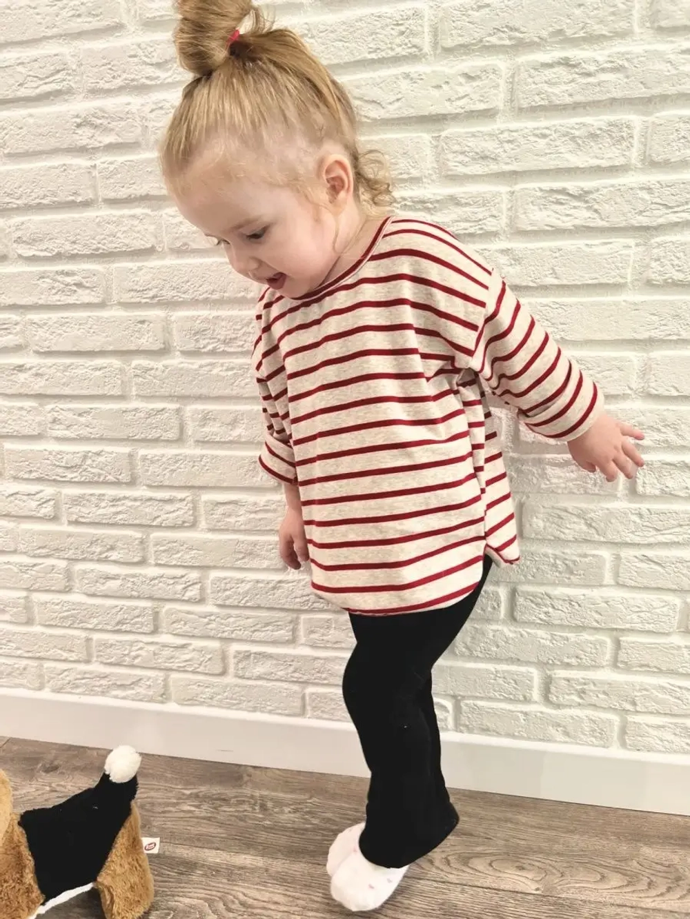 Лонгслив в полоску