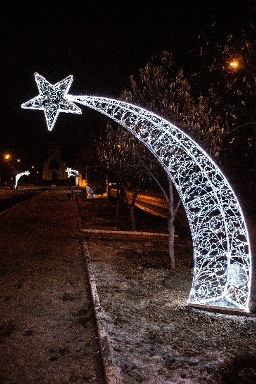 Световая арка «Падающая звезда»