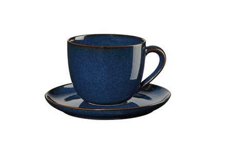 ASA Кофейная чашка Saisons Midnight Blue 230 мл с блюдцем